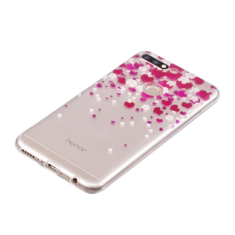 Hoesje Huawei Y7 2018 Regen Van Harten