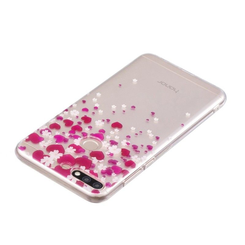 Hoesje Huawei Y7 2018 Regen Van Harten