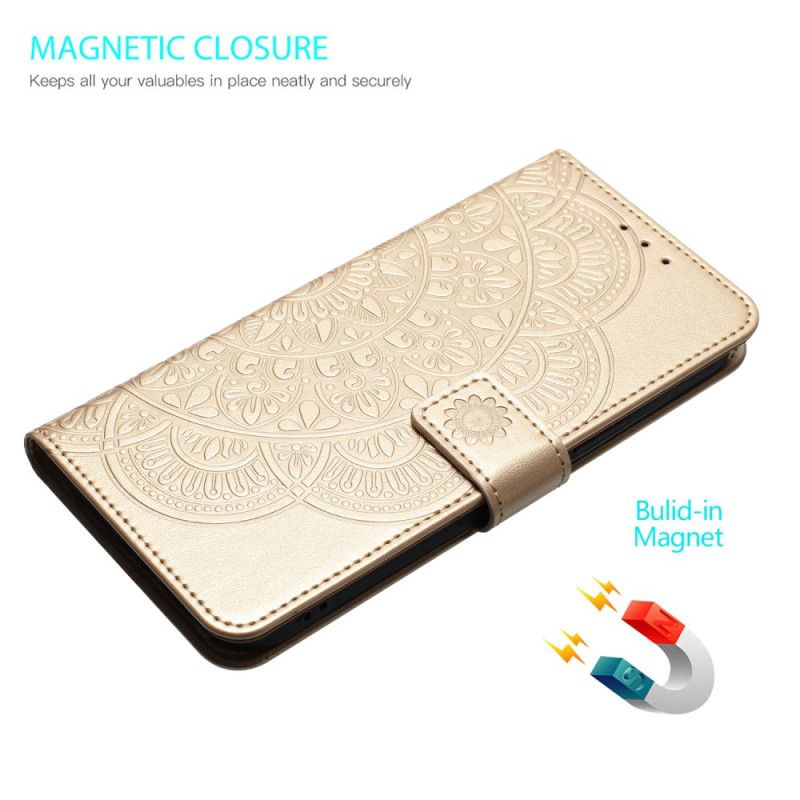 Folio-hoesje iPhone 16 Plus Mandala-riempatroon