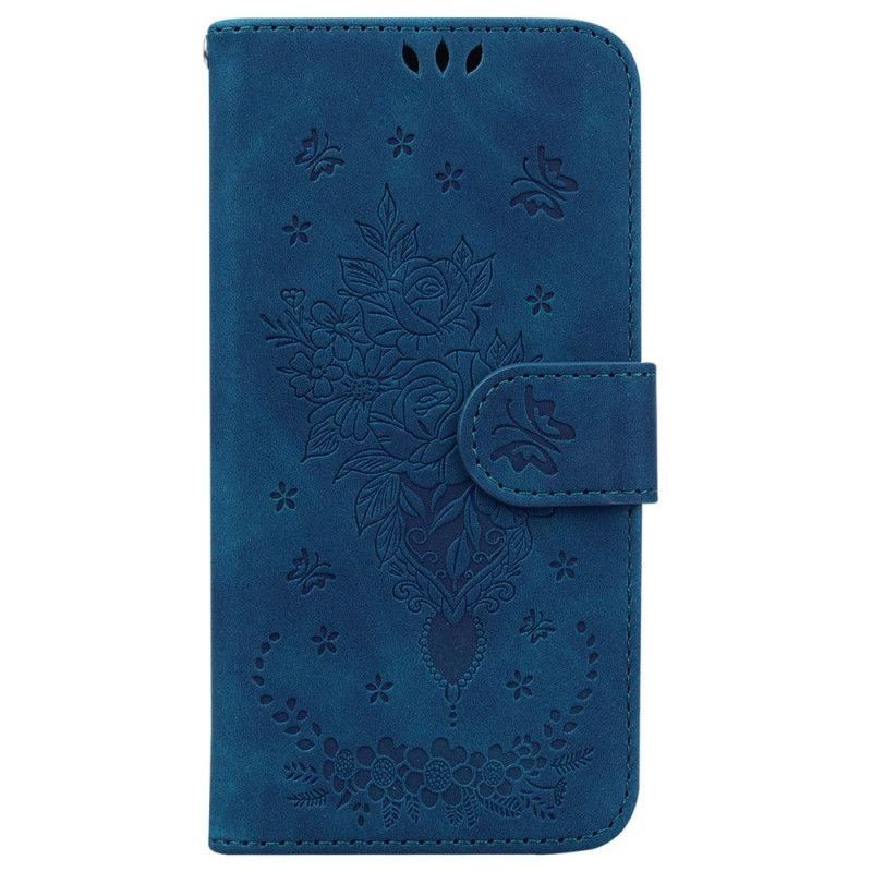 Folio-hoesje iPhone 16 Plus Telefoonhoesje Rozen