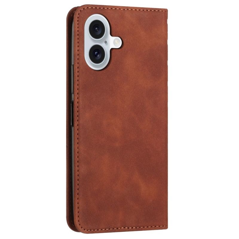 Folio-hoesje Voor iPhone 16 Plus Ruitpatroon