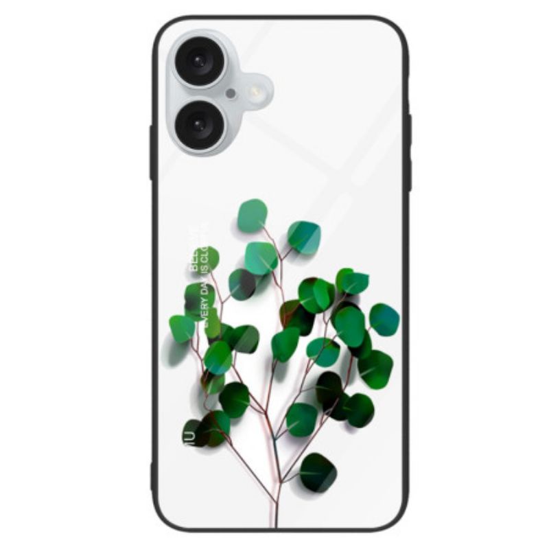 Hoesje iPhone 16 Plus Groene Bladeren