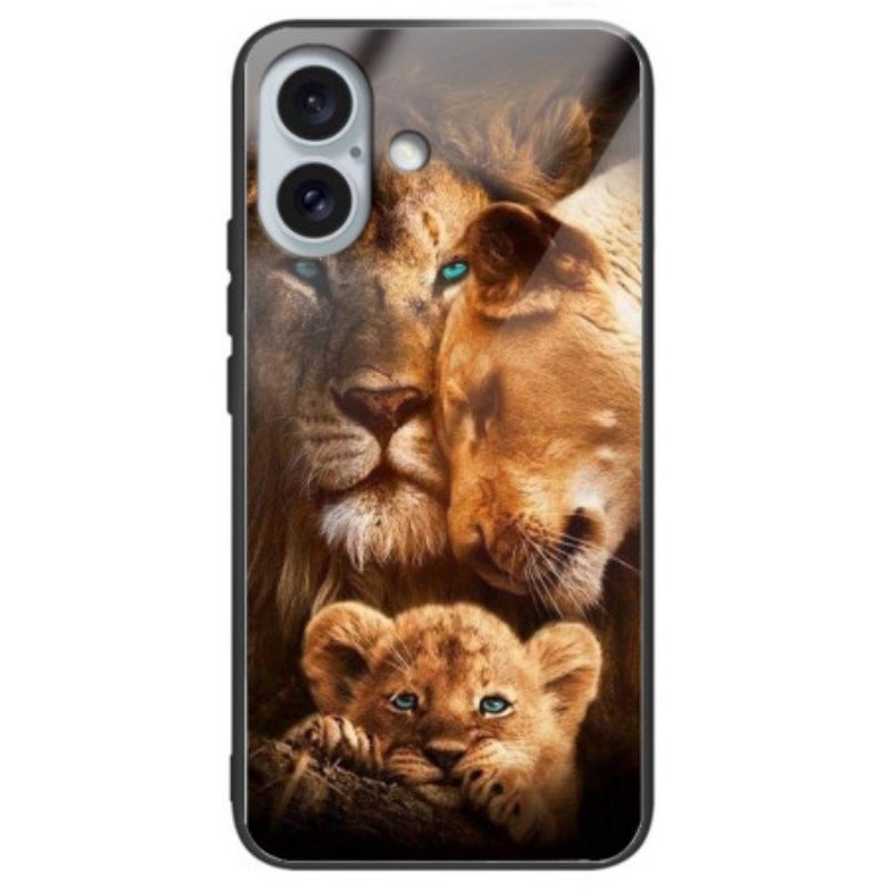 Hoesje iPhone 16 Plus Leeuwen Gehard Glas