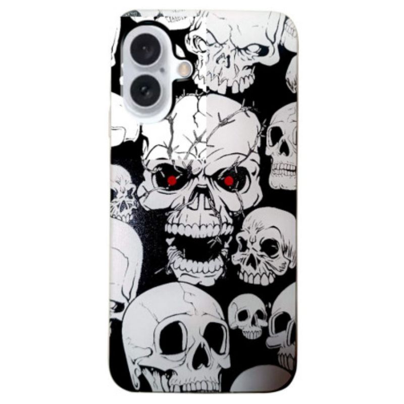 Hoesje iPhone 16 Plus Schedels