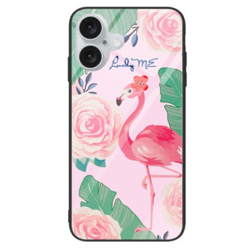 Hoesje iPhone 16 Plus Vogel Van Gehard Glas Bescherming Hoesje