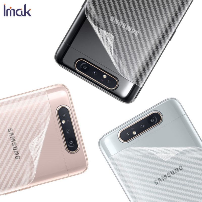 Beschermfolie Achter Voor Samsung Galaxy A80 / A90 Carbon Imak-Stijl