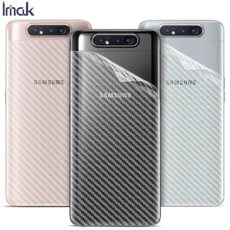 Beschermfolie Achter Voor Samsung Galaxy A80 / A90 Carbon Imak-Stijl