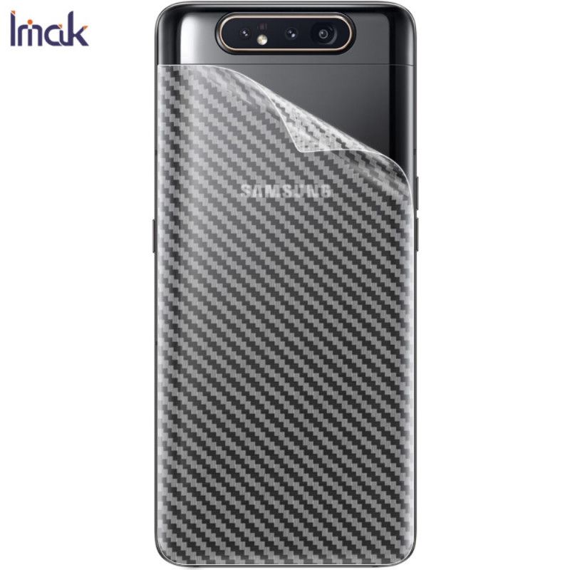 Beschermfolie Achter Voor Samsung Galaxy A80 / A90 Carbon Imak-Stijl