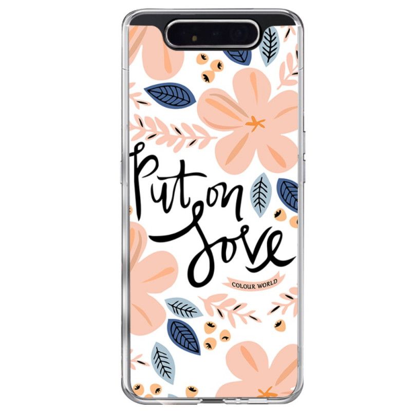 Case Hoesje Samsung Galaxy A80 / A90 Telefoonhoesje Liefde Aandoen