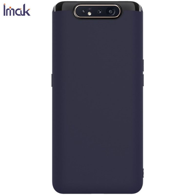 Cover Hoesje Samsung Galaxy A80 / A90 Groen Zwart Telefoonhoesje Frosted Imak