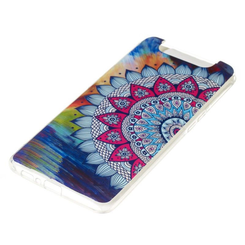 Hoesje Samsung Galaxy A80 / A90 Fluorescerende Mandala