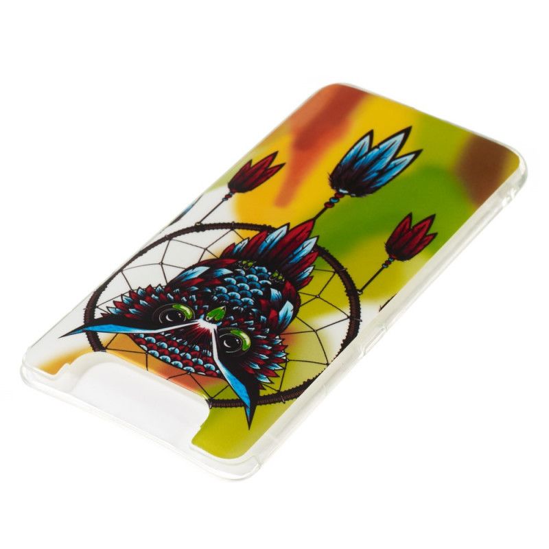 Hoesje voor Samsung Galaxy A80 / A90 Fluorescerende Uil Dromenvanger