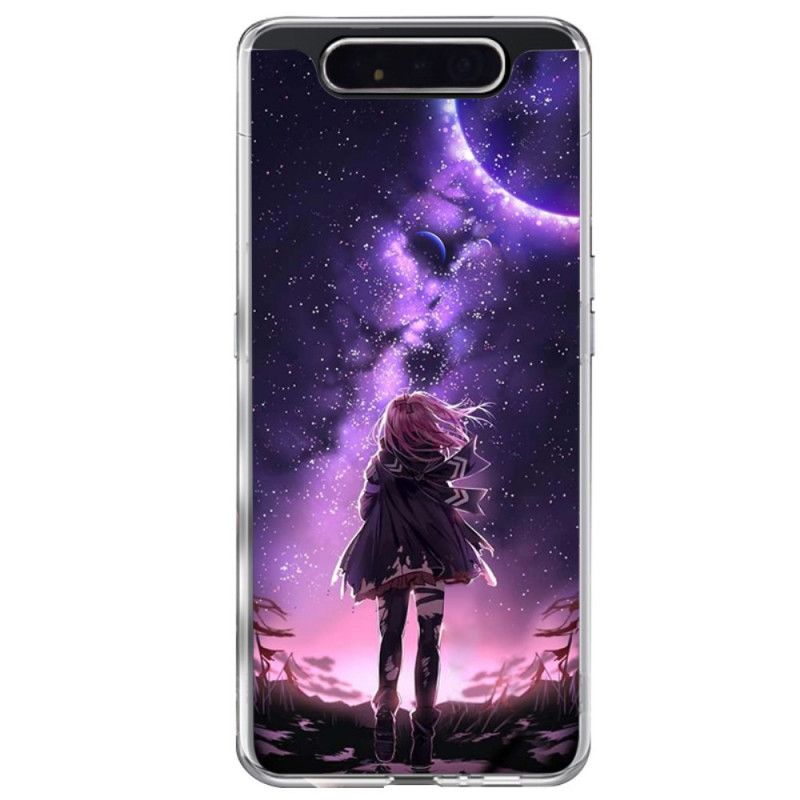 Hoesje voor Samsung Galaxy A80 / A90 Magische Volle Maan