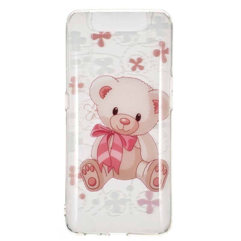 Hoesje voor Samsung Galaxy A80 / A90 Mooie Teddybeer