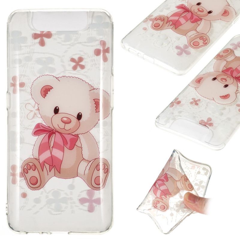 Hoesje voor Samsung Galaxy A80 / A90 Mooie Teddybeer