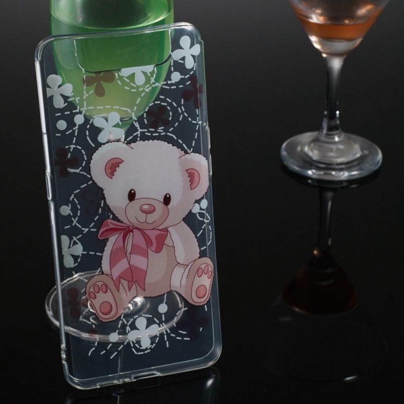 Hoesje voor Samsung Galaxy A80 / A90 Mooie Teddybeer