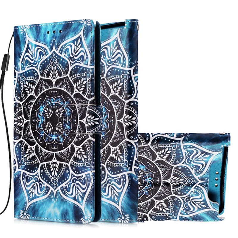 Leren Hoesje Samsung Galaxy A80 / A90 Mandala In De Lucht