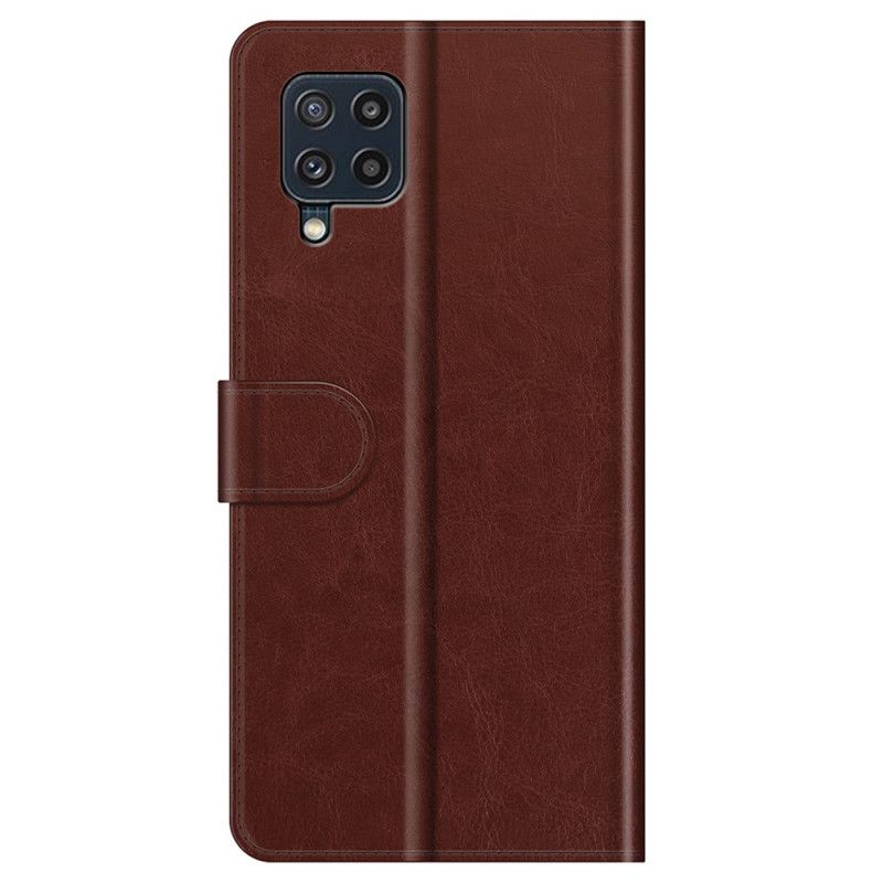 Flip Case Leren Samsung Galaxy M32 Klassiek Leereffect