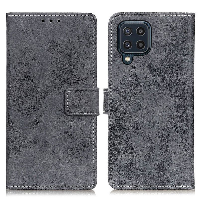 Flip Case Leren Samsung Galaxy M32 Vintage Kunstleer