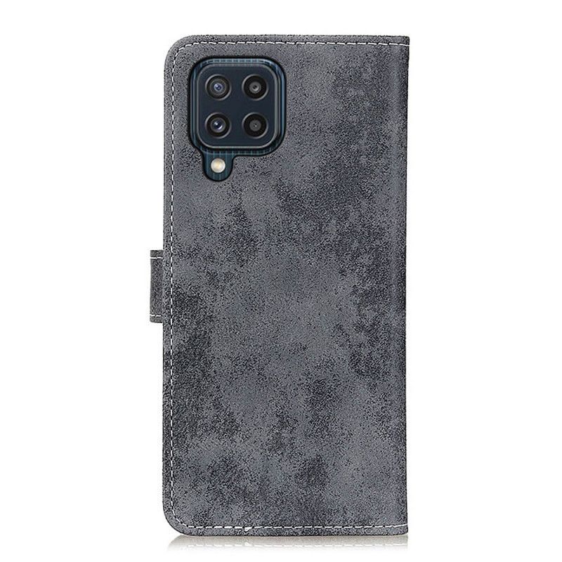 Flip Case Leren Samsung Galaxy M32 Vintage Kunstleer