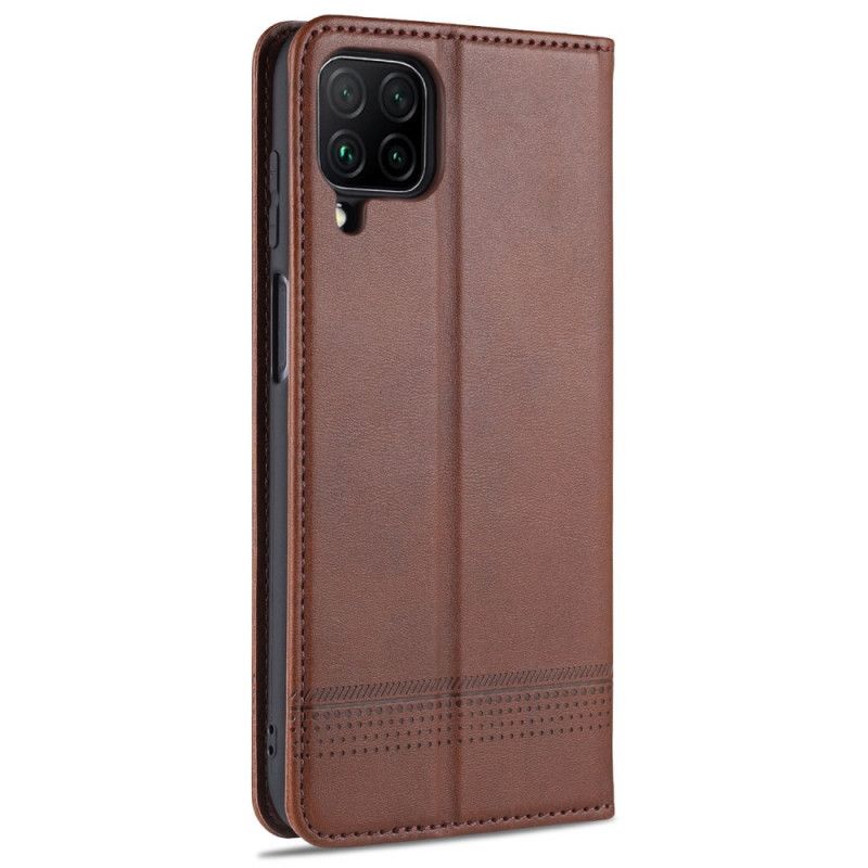 Folio-hoesje Samsung Galaxy M32 Azns Lederen Stijl