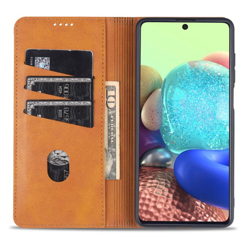 Folio-hoesje Samsung Galaxy M32 Azns Lederen Stijl