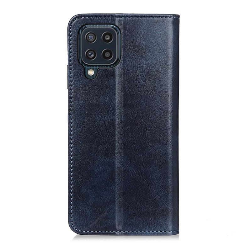 Folio-hoesje Samsung Galaxy M32 Elegantie Split Litchi Leer