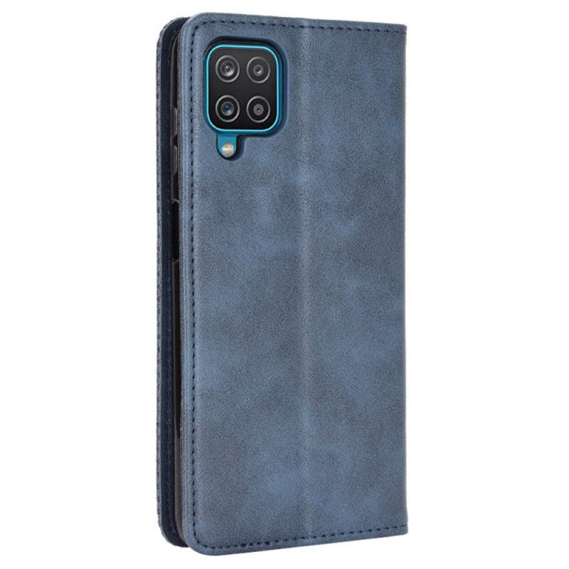 Folio-hoesje Samsung Galaxy M32 Gestileerd Vintage Leereffect