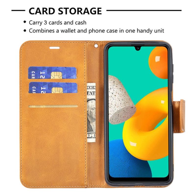 Folio-hoesje Samsung Galaxy M32 Gladde Flap Schuin