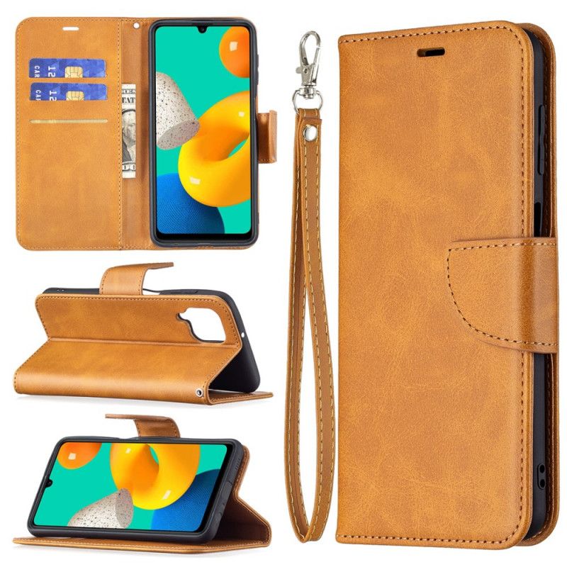 Folio-hoesje Samsung Galaxy M32 Gladde Flap Schuin