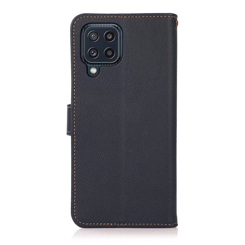 Folio-hoesje Samsung Galaxy M32 Imitatieleer Khazneh Rfid