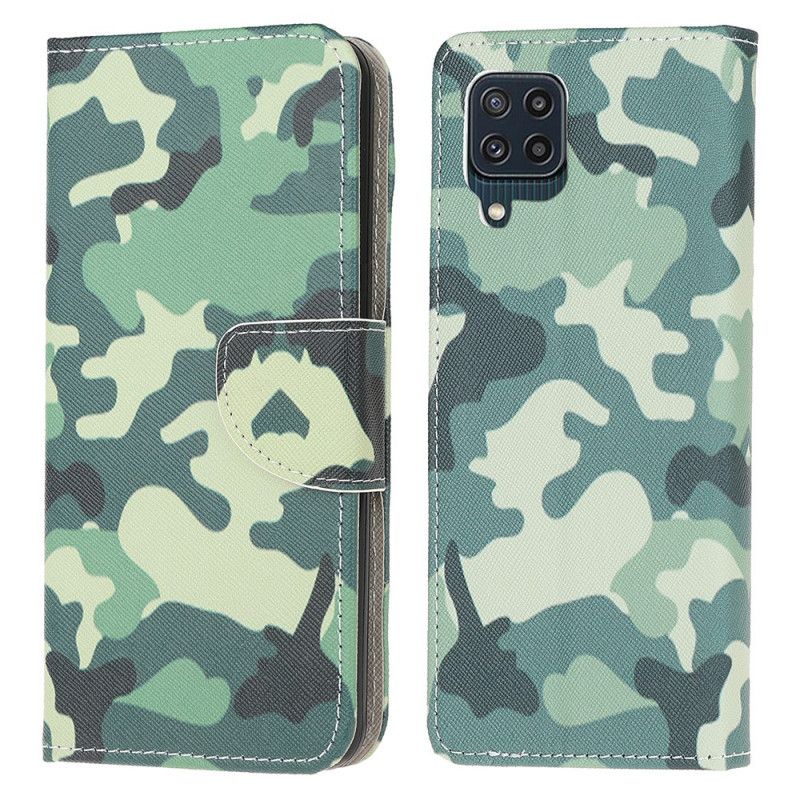 Folio-hoesje Samsung Galaxy M32 Militaire Camouflage