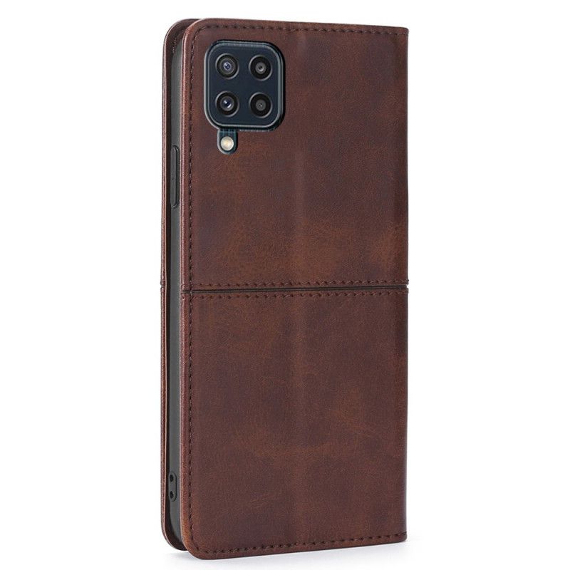 Folio-hoesje Samsung Galaxy M32 Stijl Lederen Couture Bescherming Hoesje