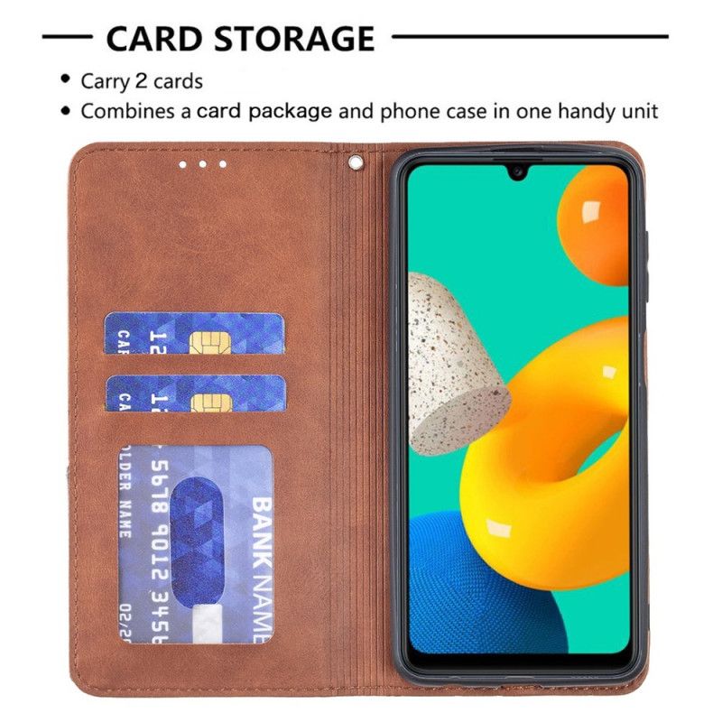 Folio-hoesje Samsung Galaxy M32 Telefoonhoesje Artiestenstijl