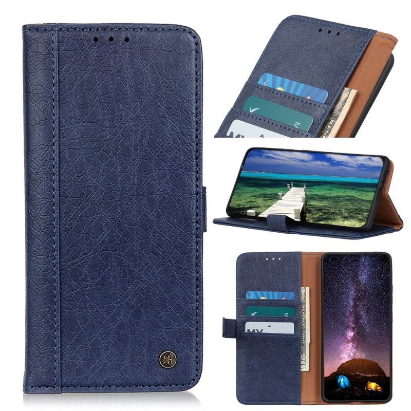 Folio-hoesje Samsung Galaxy M32 Telefoonhoesje Kunstleer Neushoorn Stijl