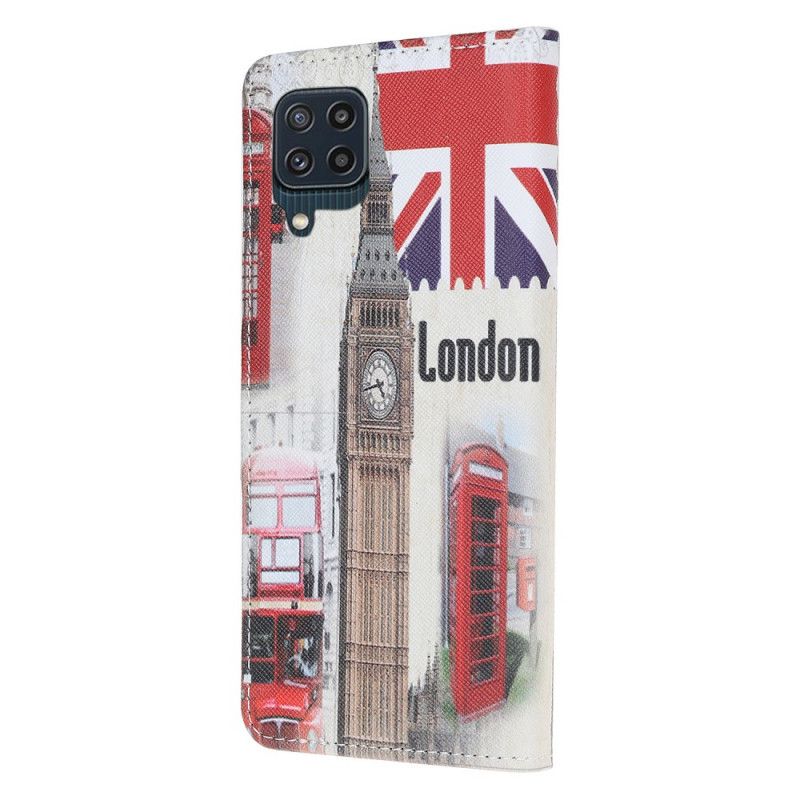 Folio-hoesje Samsung Galaxy M32 Telefoonhoesje Londen Leven