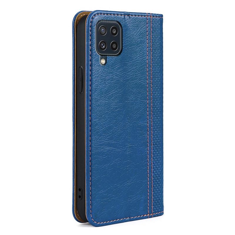 Folio-hoesje Samsung Galaxy M32 Telefoonhoesje Vintage Lederen Stijl