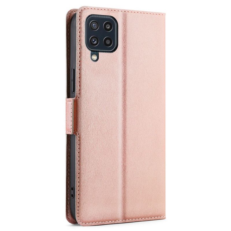 Leren Hoesje Samsung Galaxy M32 Flap Dubbel Ontwerp