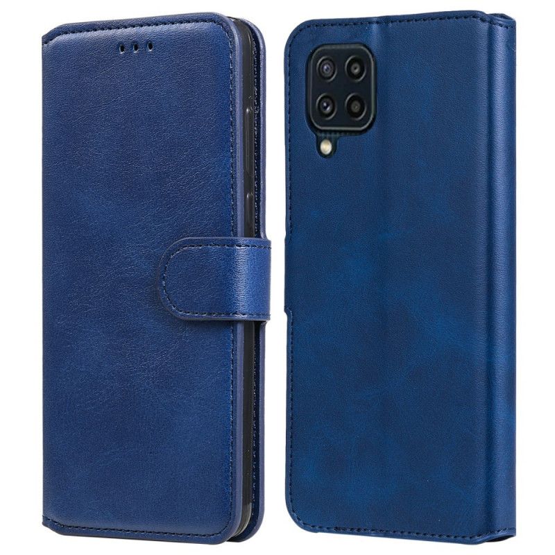 Leren Hoesje Samsung Galaxy M32 Klassiek Bescherming Hoesje