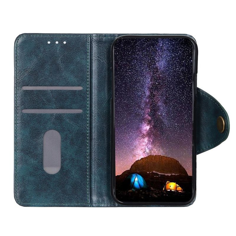 Leren Hoesje Samsung Galaxy M32 Kunstleer Patentknoop