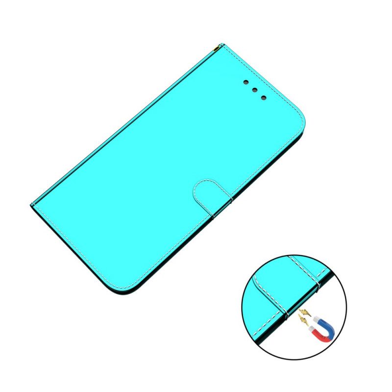 Leren Hoesje Samsung Galaxy M32 Kunstleer Spiegelkap