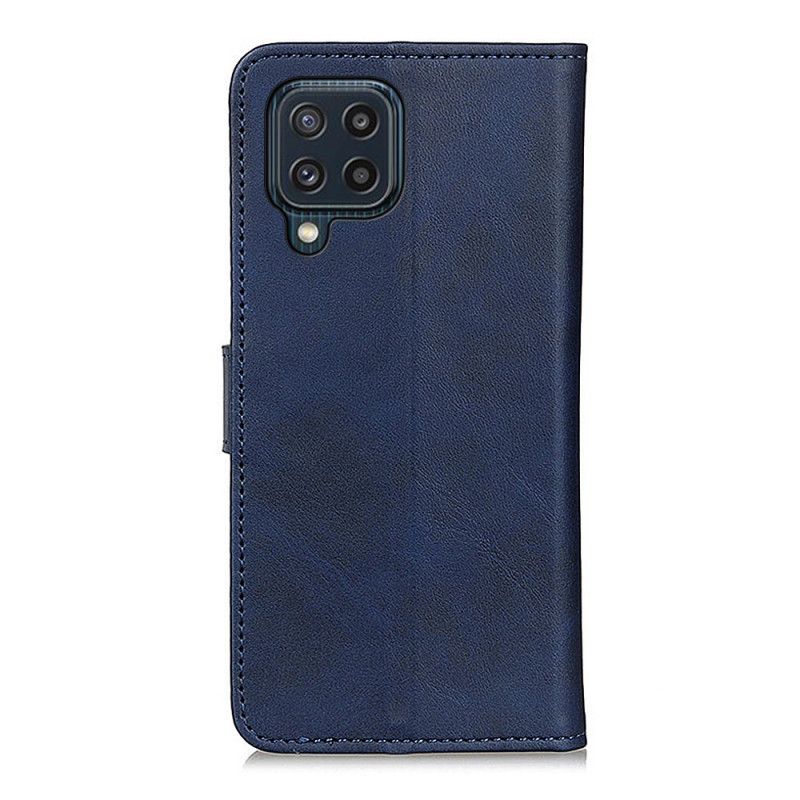 Leren Hoesje Samsung Galaxy M32 Mat Leereffect Bescherming Hoesje