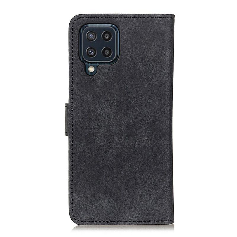 Leren Hoesje Voor Samsung Galaxy M32 Vintage Khazneh-leereffect