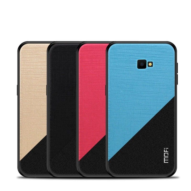 Cover Hoesje Samsung Galaxy J4 Plus Zwart Telefoonhoesje Mofi-Schildserie