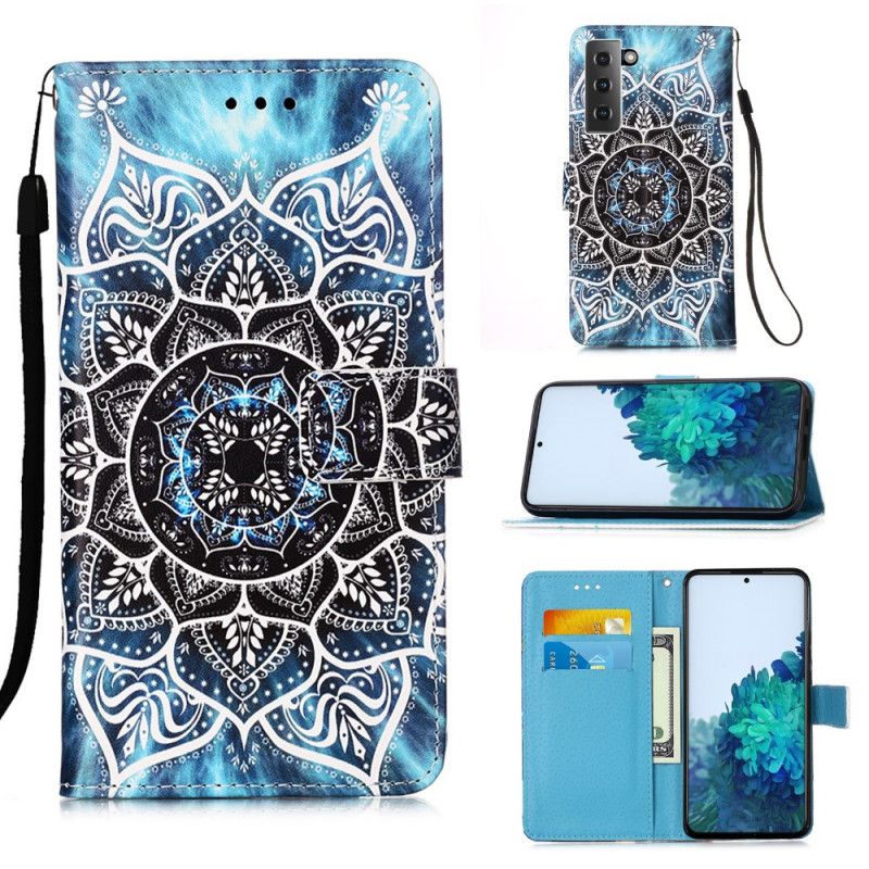 Bescherming Hoesje Samsung Galaxy S21 Plus 5G Telefoonhoesje Mandala In De Lucht