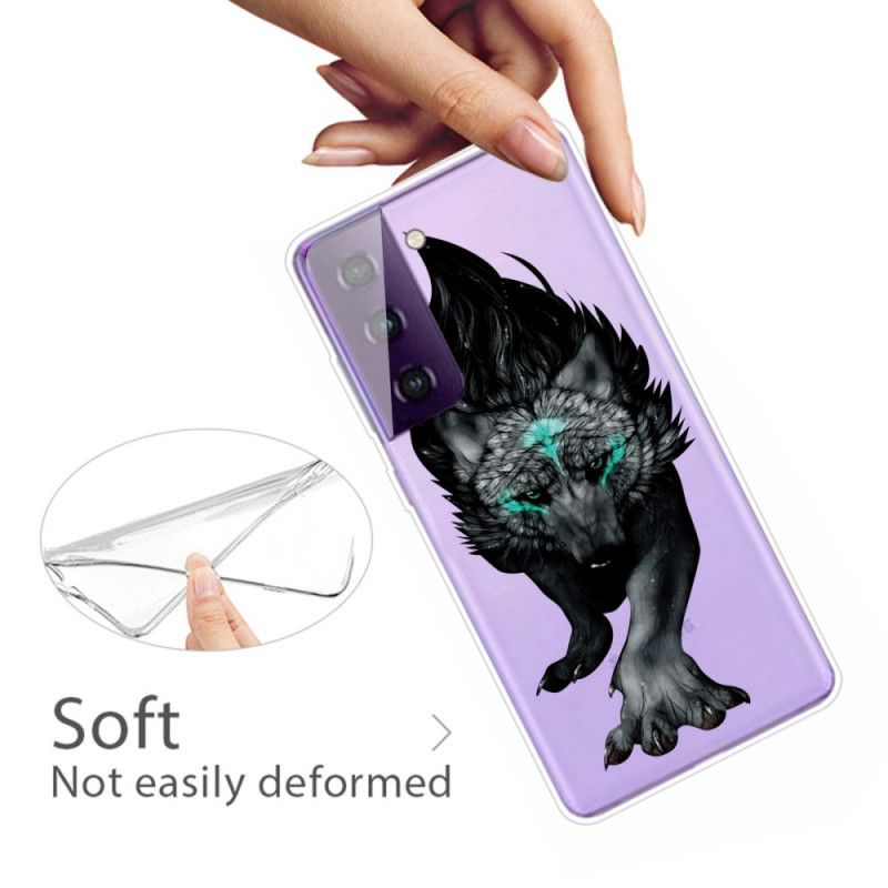 Case Hoesje Samsung Galaxy S21 Plus 5G Telefoonhoesje Grafische Wolf