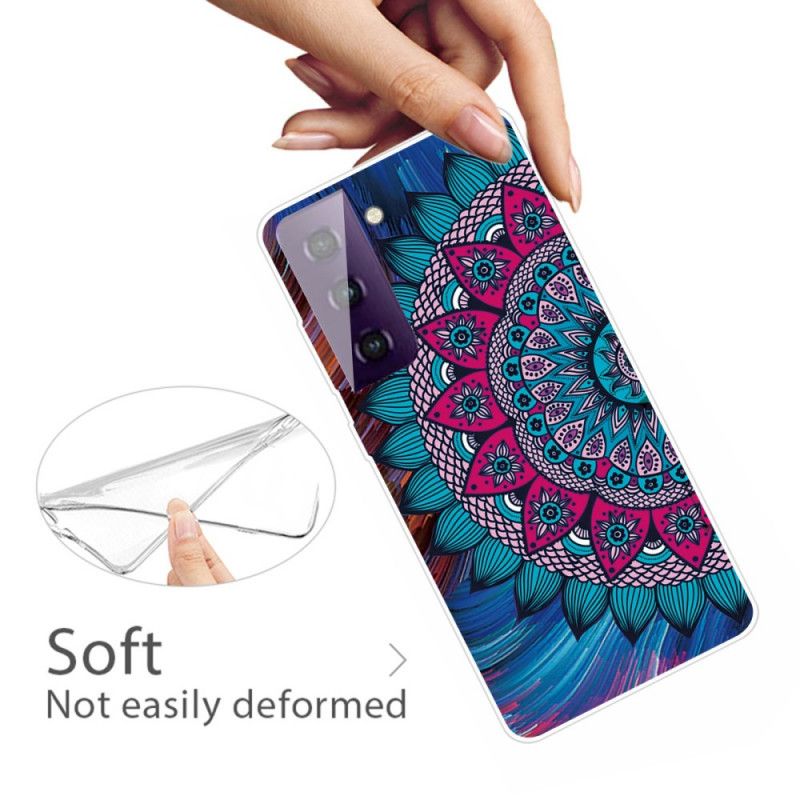 Case Hoesje Samsung Galaxy S21 Plus 5G Telefoonhoesje Kleurrijke Mandala