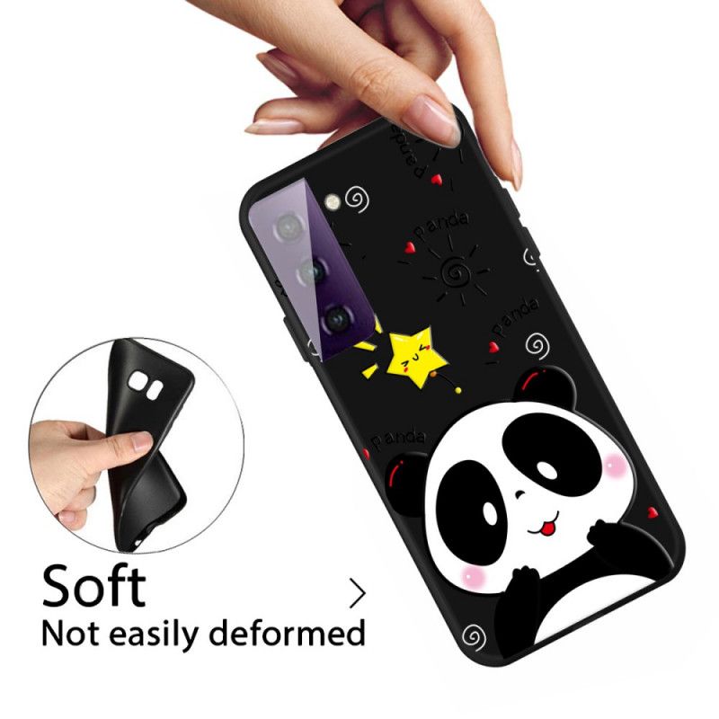 Case Hoesje Samsung Galaxy S21 Plus 5G Telefoonhoesje Panda-Ster