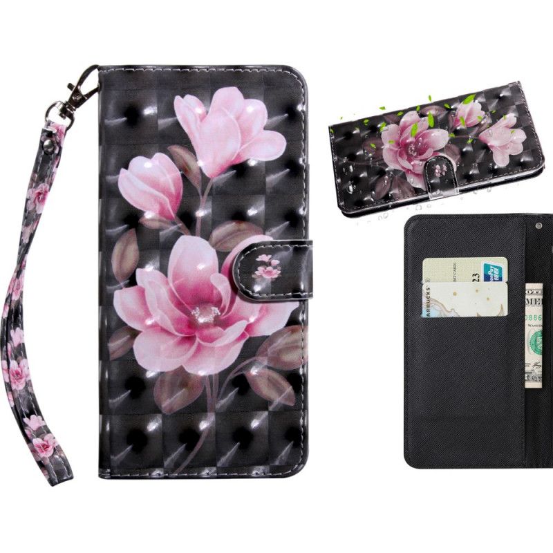 Flip Case Leren Samsung Galaxy S21 Plus 5G Bloemen Bloeien