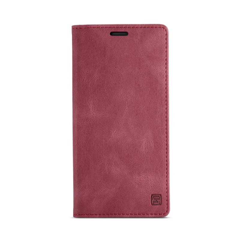 Folio-hoesje voor Samsung Galaxy S21 Plus 5G Rood Zwart Autspace Rfid-Reeks